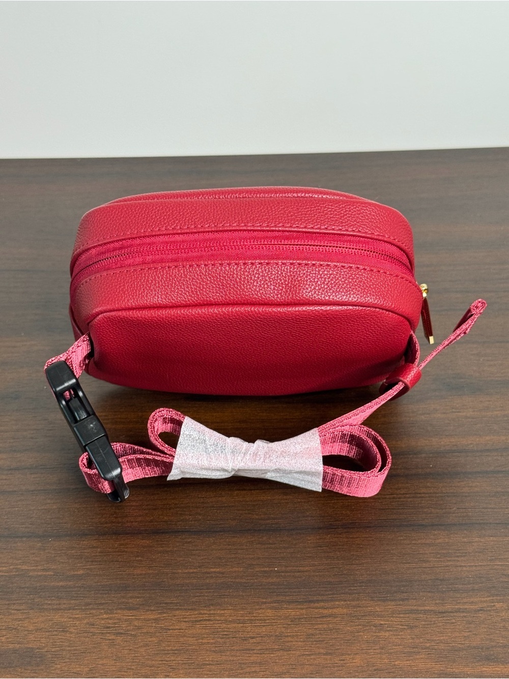 Modern Picnic Red Vegan Leather Belt Bag / Fanny Pack - Picture 8 of 14